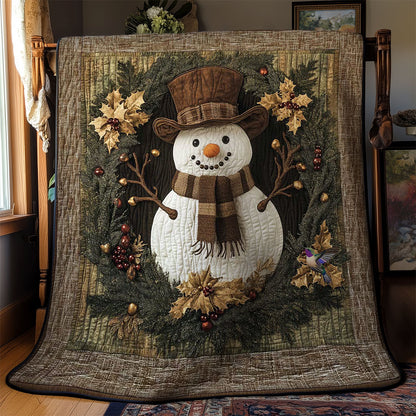 Holiday Snowman WN1211046CL Quilt