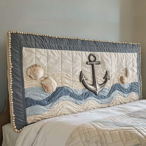 Harborlight Anchor WN0501028CL Quilted Headboard Slipcover