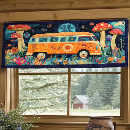 Mushroom Van WY1605047CL Quilted Valance