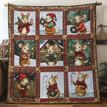 Holiday Choir Mouse WN1311052CL Quilt