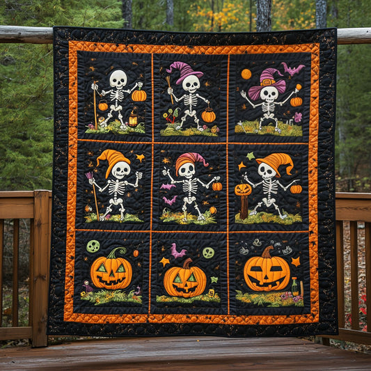 Skeleton Party Patchwork DH1909023CL Quilt