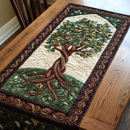 Sacred Loops WY2304033CL Quilted Table Runner