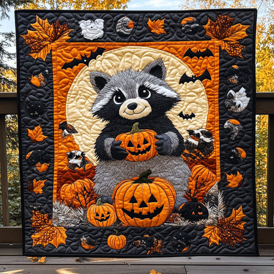 The Halloween Raccoon WY2508062CL Quilt