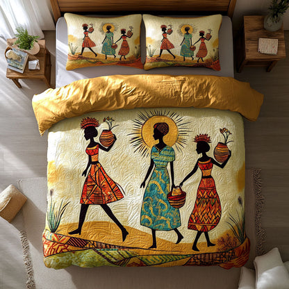 Color Rhythm African Woman WN2111002CL Duvet Cover Set