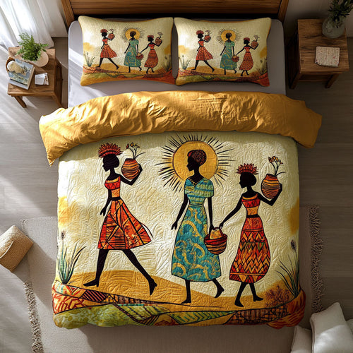 Color Rhythm African Woman WN2111002CL Duvet Cover Set