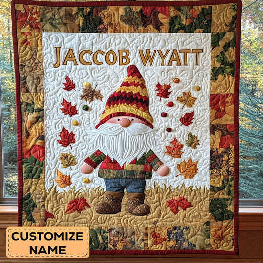 Maple Mischief WY0108022CL Personalized Baby Quilt