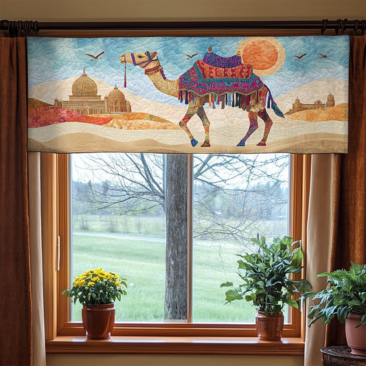 Camel Desert WX0905008CL Quilted Valance