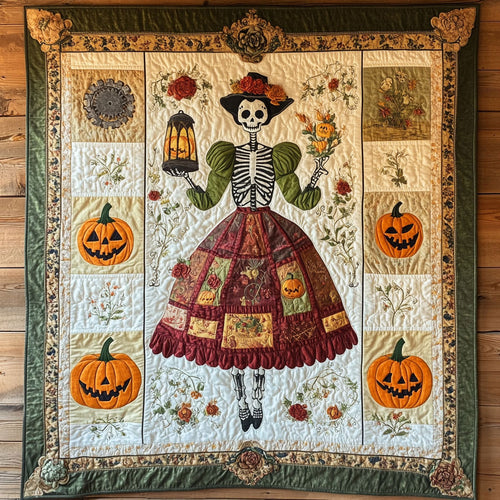 Festival Skeleton Lady WN1908028CL Quilt
