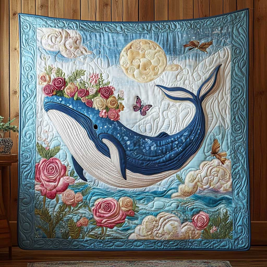 Romantic Whale CQ0705012CL Quilt
