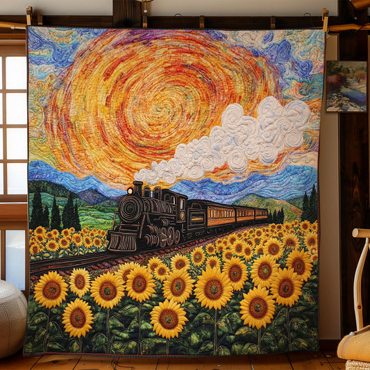 Blooming Train CW2205411CL Quilt