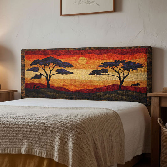 African Horizon Magic WN1112124CL Quilted Headboard Slipcover