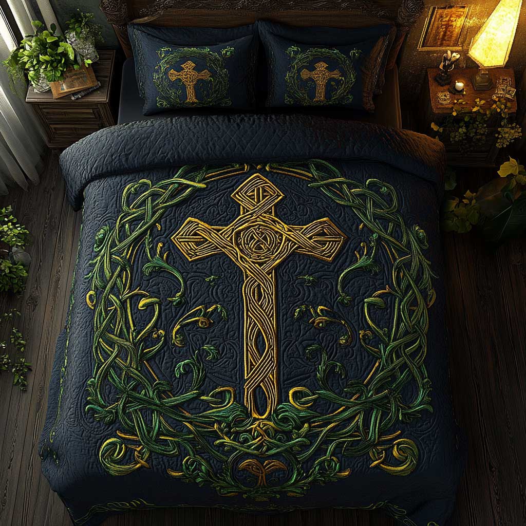 Celtic Cross Blessing WN1904021CL Duvet Cover Set