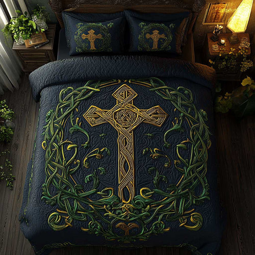 Celtic Cross Blessing WN1904021CL Duvet Cover Set