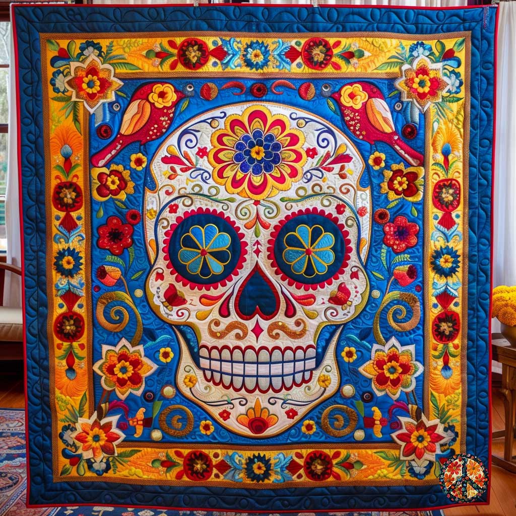 Día de Muertos Sacred Journey WN1810032CL Quilt