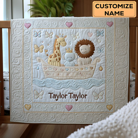 Adventure Sail WN2507002CL Personalized Baby Quilt