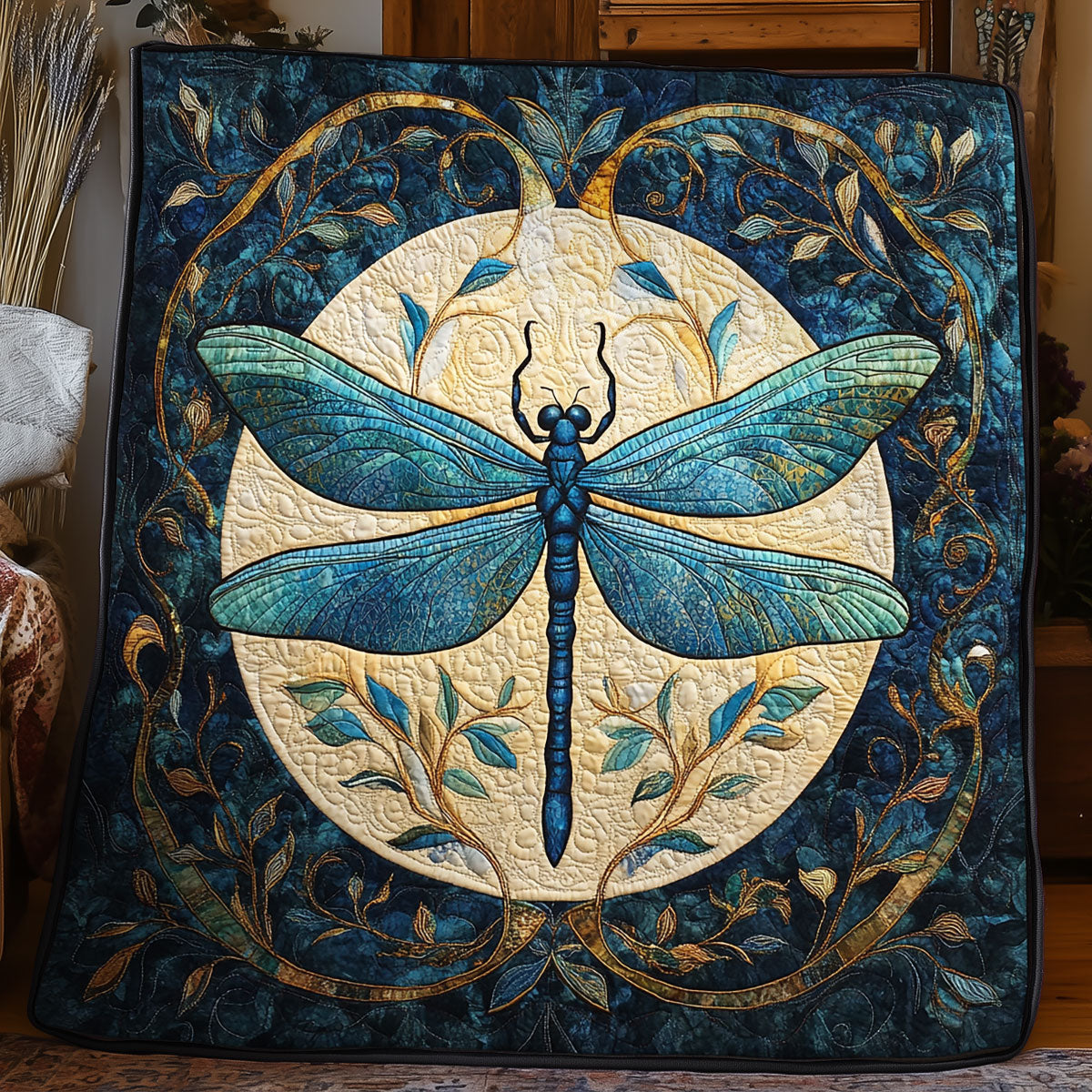 Majestic Dragonfly WX3105038CL Quilt