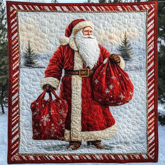 Santa Claus In Classic Red Robe LT2509015CL Quilt