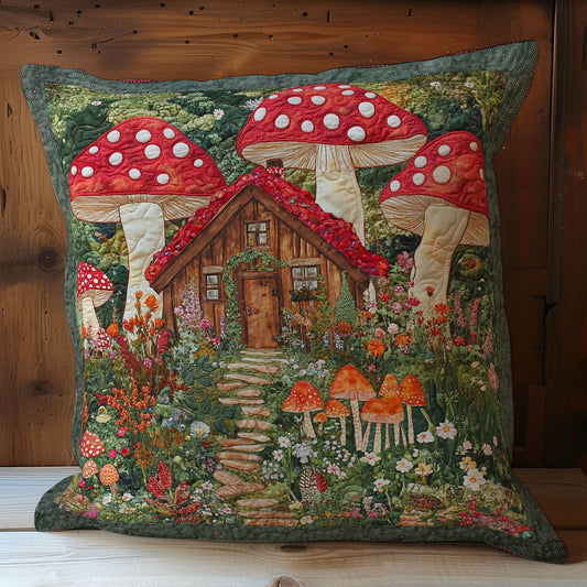 Mushroom House WY0402089CL Quilt Pillow Case