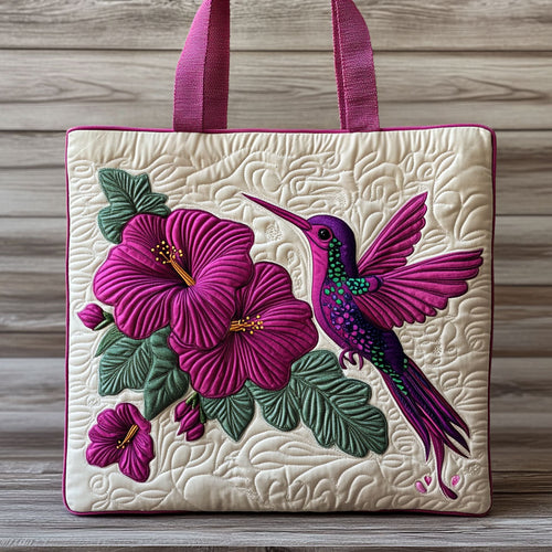 Vivid Hummer CP2709062CL Quilted Tote Bag