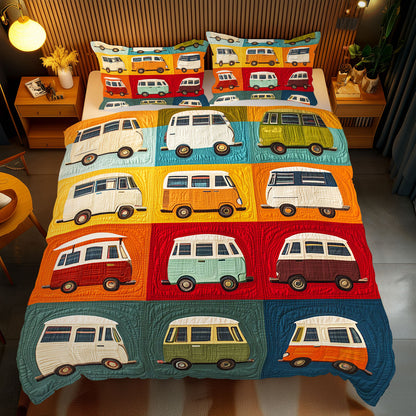 Vintage Camper Van WJ0512049CL Duvet Cover Set