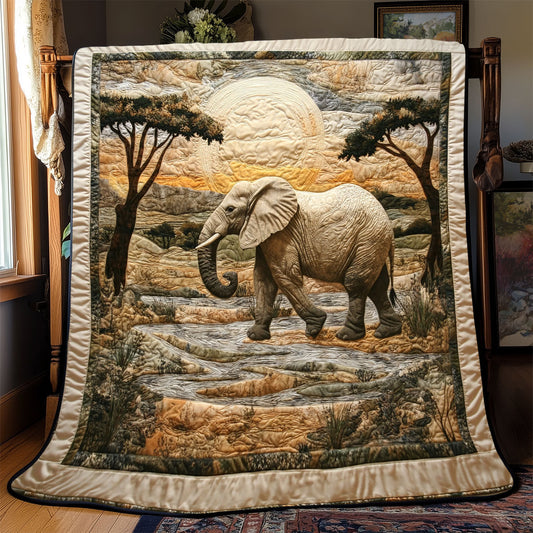 Elephant In Sahara WX0303072CL Quilt
