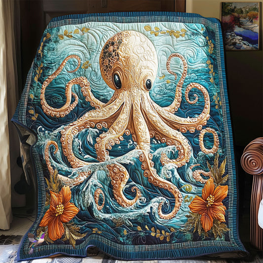 Octopus In Sea WY2712048CL Quilt