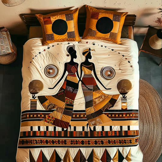 African Woman XR0204001CL Duvet Cover Set