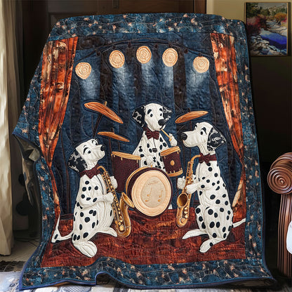 Dalmatian Music Band WY0901028CL Quilt