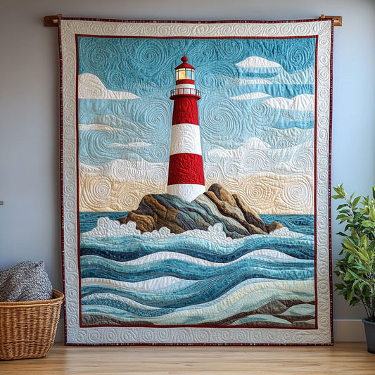 Peaceful Lighthouse CW1301111CL Quilt