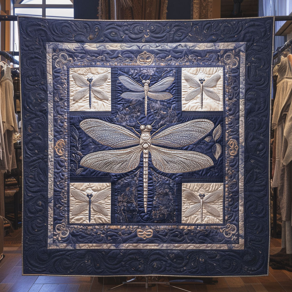 Silver Moon Dragonfly WN1408096CL Quilt