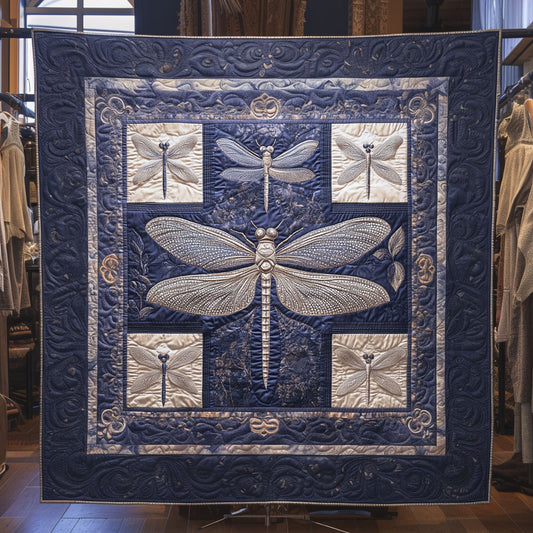 Silver Moon Dragonfly WN1408096CL Quilt