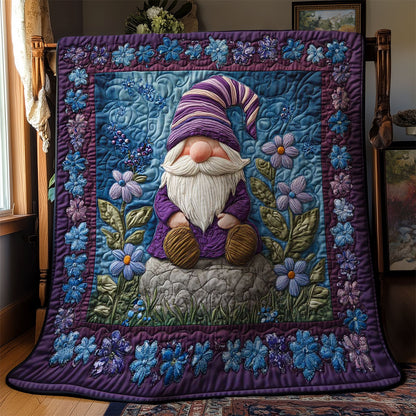 Purple Bloom Gnome WN0801001CL Quilt