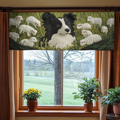 Border Collie WX1305003CL Quilted Valance