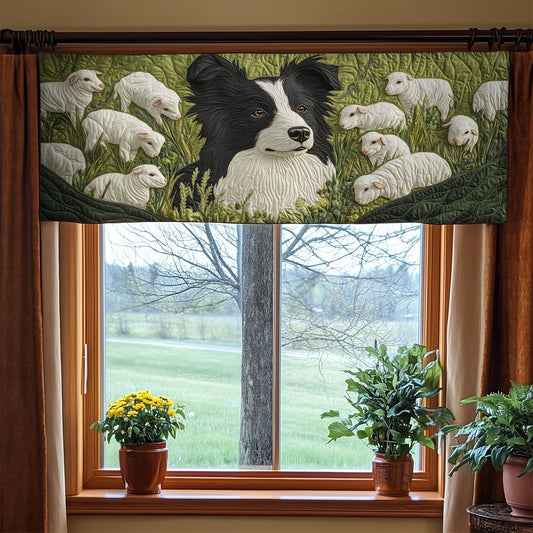 Border Collie WX1305003CL Quilted Valance