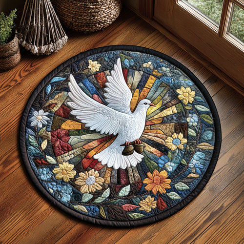 Peace Wings WY2904067CL Quilted Round Mat