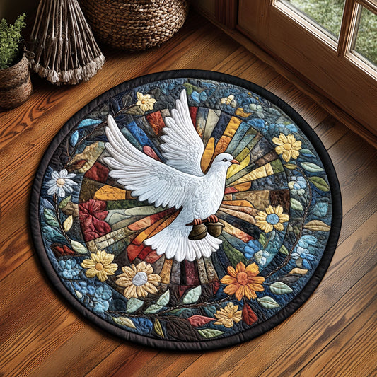 Peace Wings WY2904067CL Quilted Round Mat