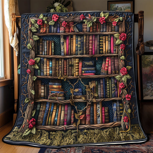 Magical Bookshelf WP1403066CL Quilt