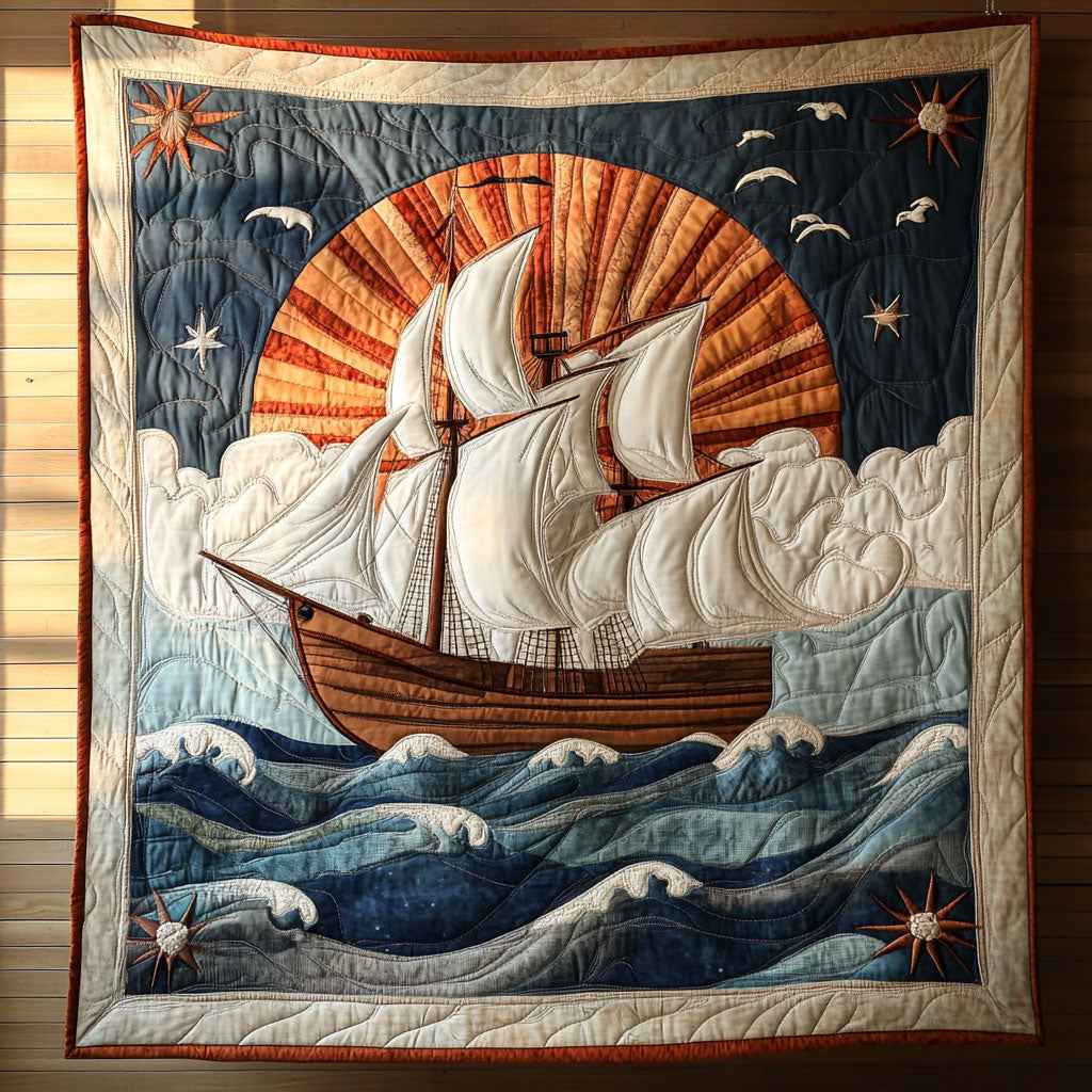 Sunlit Voyage CP2108052CL Quilt