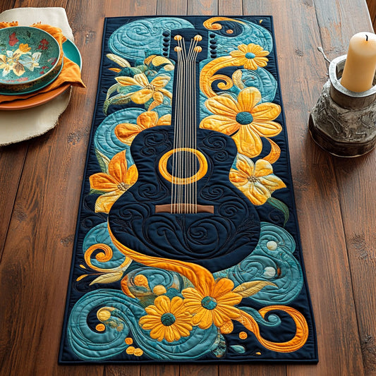 Magic Guitar CW0506028CL Quilted Table Runner