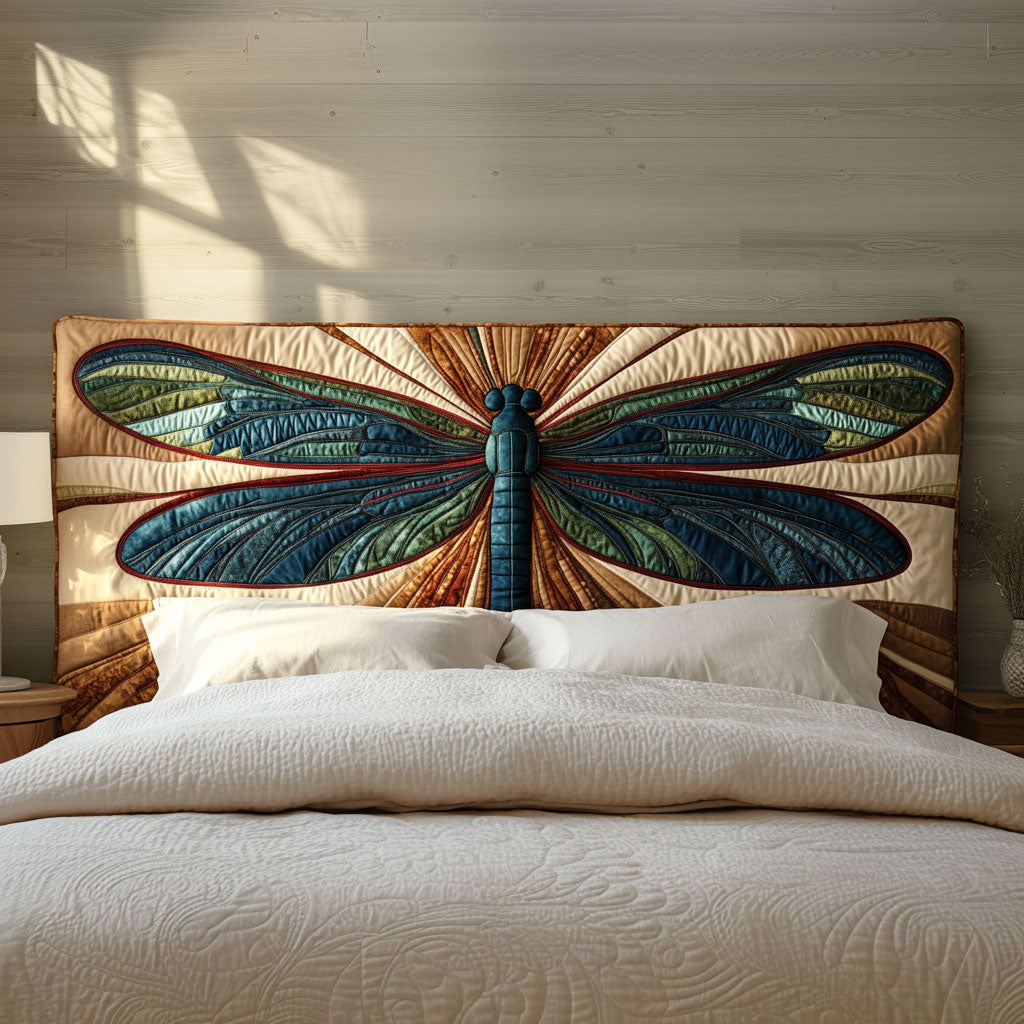Ethereal Dragonfly KL1912024CL Quilted Headboard Slipcover