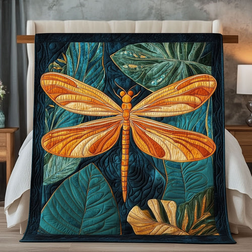 Dragonfly Green Garden CW0601019CL Quilt