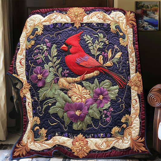 Beautiful Cardinal WY2712004CL Quilt