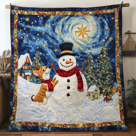 Festive Glow Snowman WN0511031CL Quilt