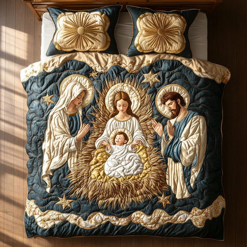 Embroidered Blessing WY2108063CL Duvet Cover Set