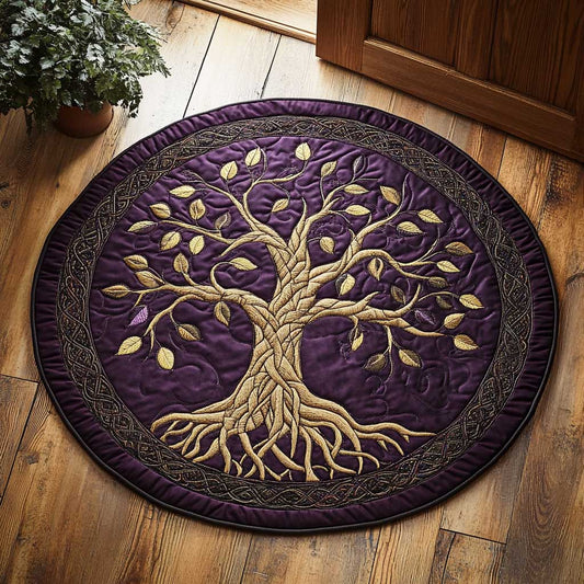 Timeless Tree Of Life WN2103108CL Quilted Round Mat