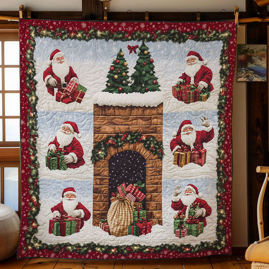 Santa Gift Up WN1811065CL Quilt