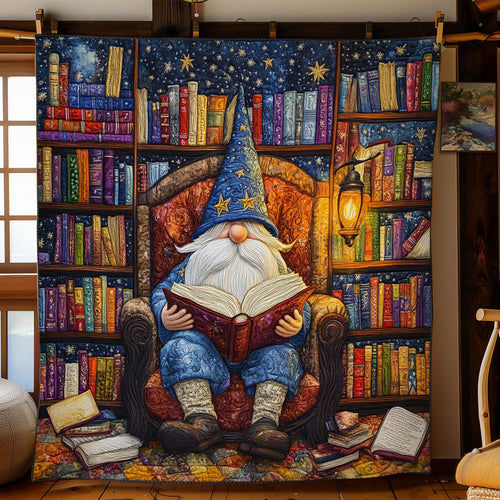 Library Gnome WN0701012CL Quilt