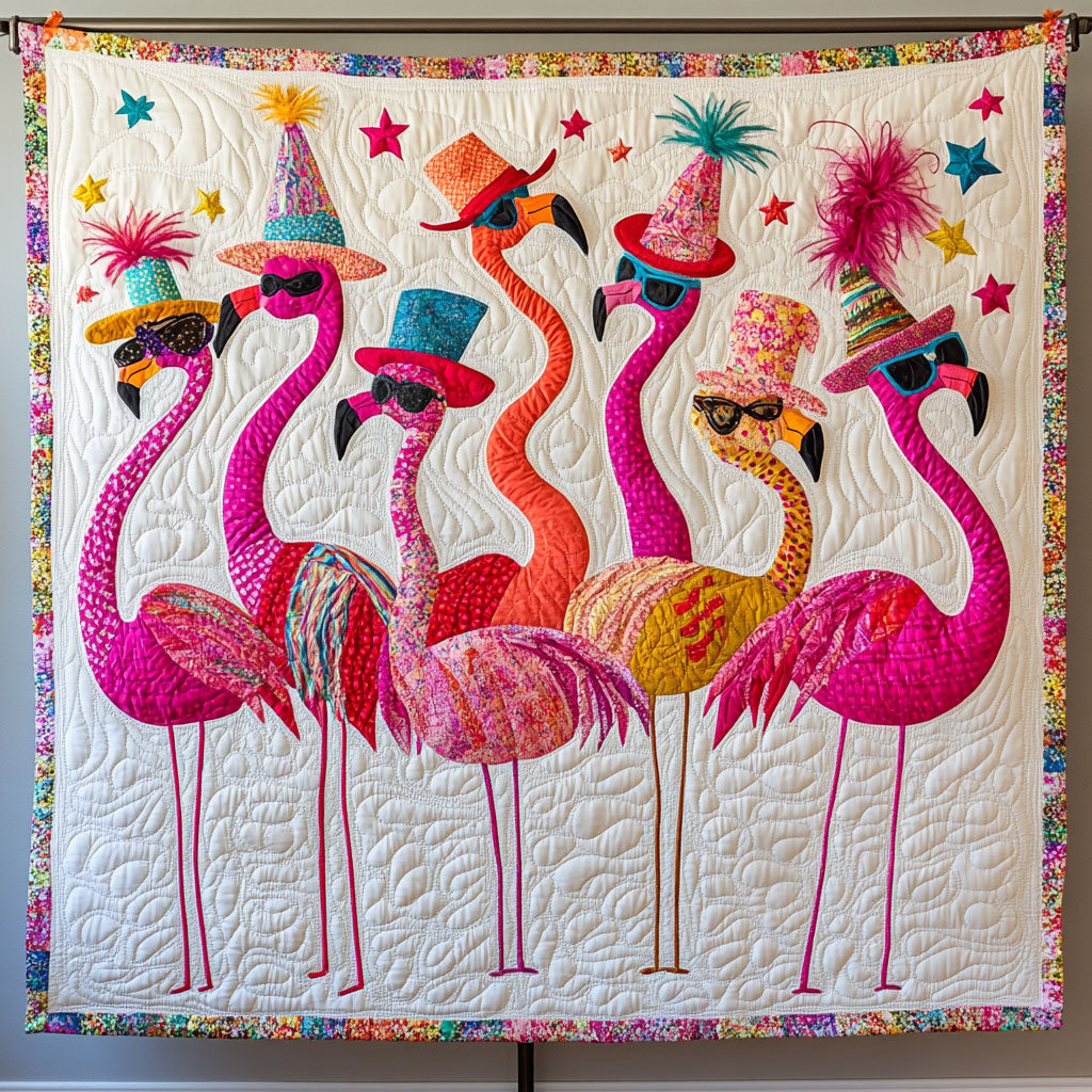 A Funky Flock WY2208101CL Quilt
