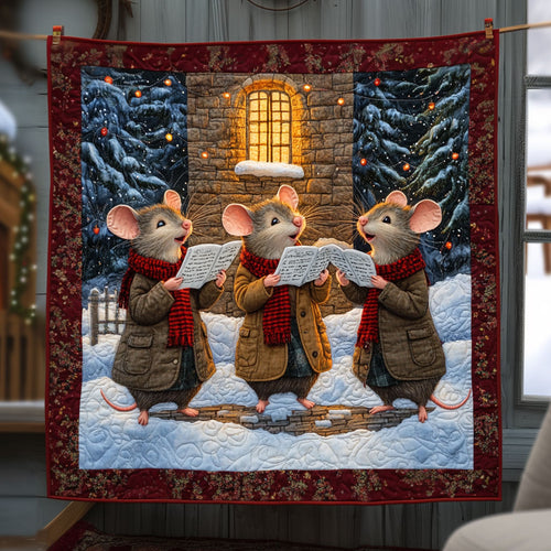 Christmas Mice Serenade LT1311013CL Quilt