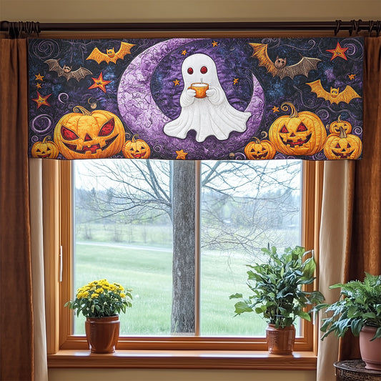 Ghost's Midnight Brew WN2507022CL Quilted Valance